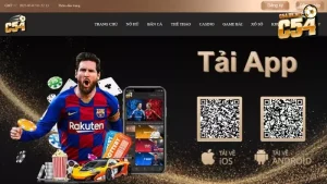 Nhà cái C54 hỗ trợ cho cả hệ điều hành iOS và Android